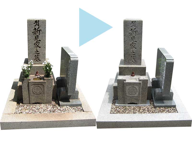 墓石の洗浄・磨き直し